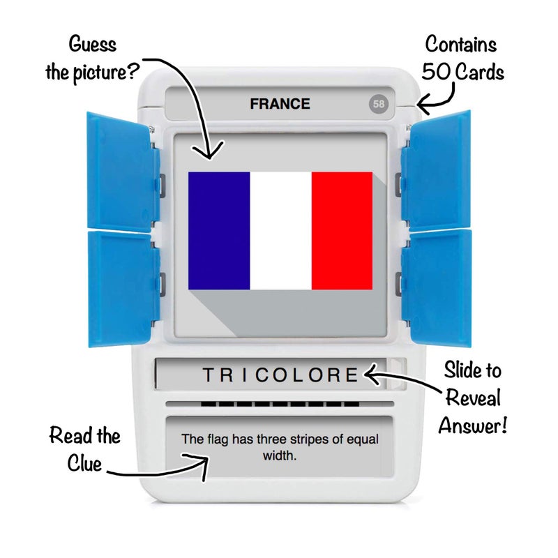 100 PICS France Game | Kids Games | Card Games & Fun Travel Games | Learning Resources | Card Games for Adults and Kids | Family Games | Flash Cards | Kids Travel | Ages 6+ - Image 2