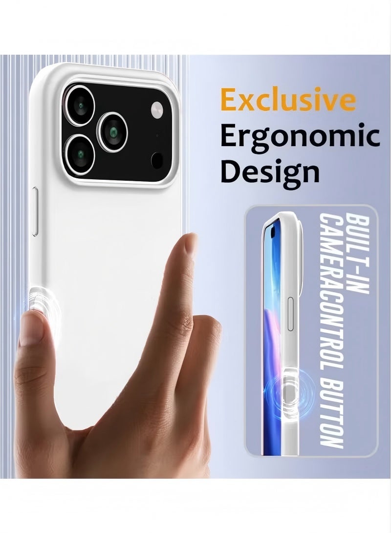 Bobo iPhone 17 Pro Max Case Liquid Soft Silicone iPhone 17 Pro Max Cover Anti Scratch with Inside Microfiber Lining Shockproof Protective Phone Case for iPhone 17 Pro Max - Image 5
