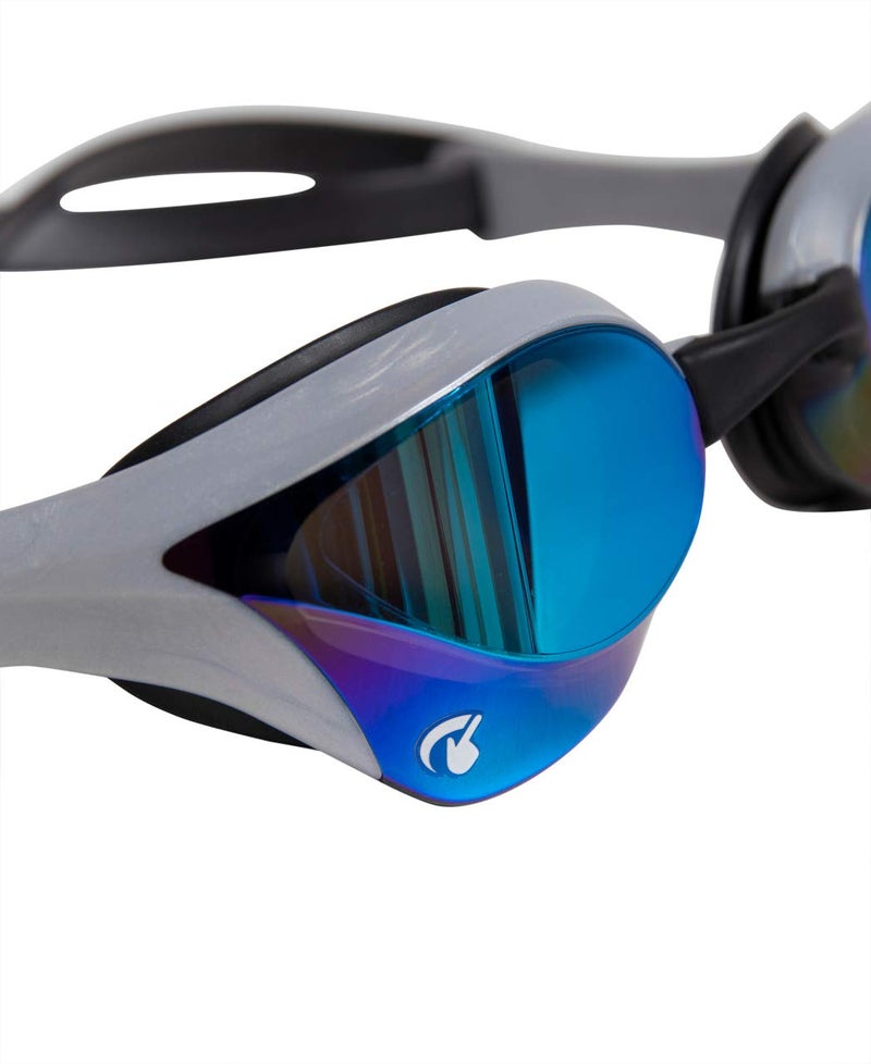 ARENA Unisex Cobra Ultra Swipe Racing Swim Goggles for Adult Men Women Anti-Fog Technology Polycarbonate Hard Mirrored Lens Professional Athlete Gear, Blue/Silver - Image 4