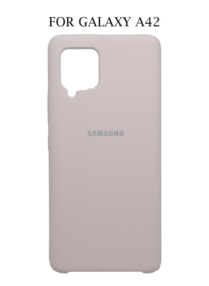 CHOiCE Silicone Protective Case for Samsung Galaxy A42 Cover Slim Stylish with Inside Microfiber Lining - Image 1