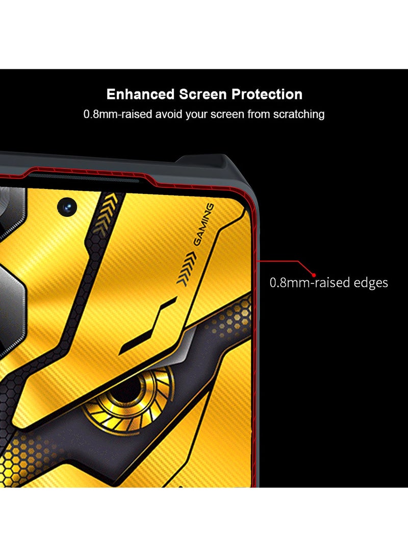 For ZTE nubia Neo 2 5G Cover, Camera Lens Protection Case, TPU Shockproof Airbags Bumper Mobile Phone Back Cover, Anti-Yellowing Slim Fit Protective Casing  - Image 4