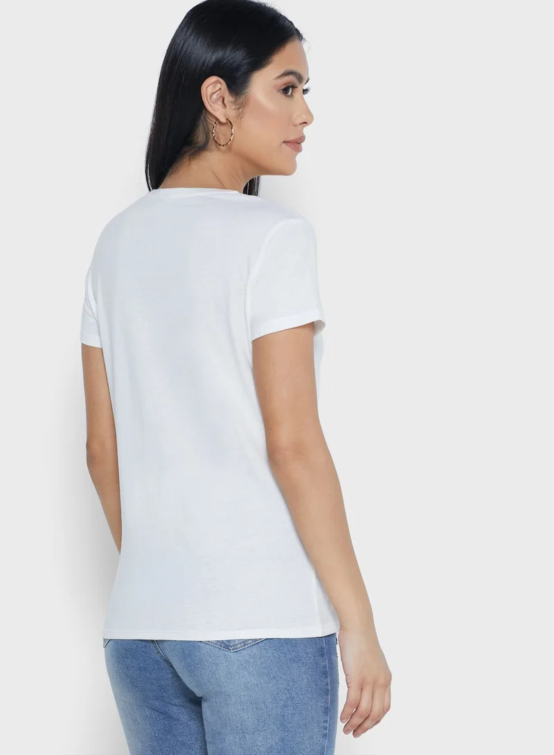 Jacqueline de Yong Cute Panda T-Shirt