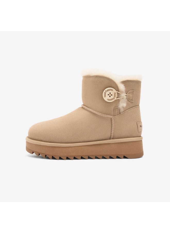 Hush Puppies Winter New Versatile Casual Snow Boots Fleece-lined Warm Short Boots Outdoor Frostproof Cotton Boots - Image 3