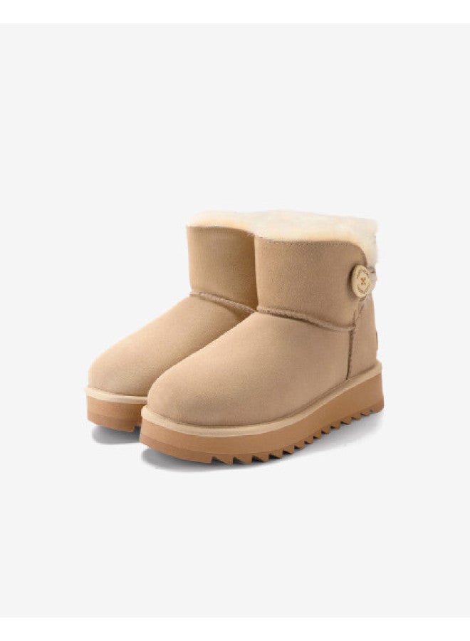 Hush Puppies Winter New Versatile Casual Snow Boots Fleece-lined Warm Short Boots Outdoor Frostproof Cotton Boots - Image 1