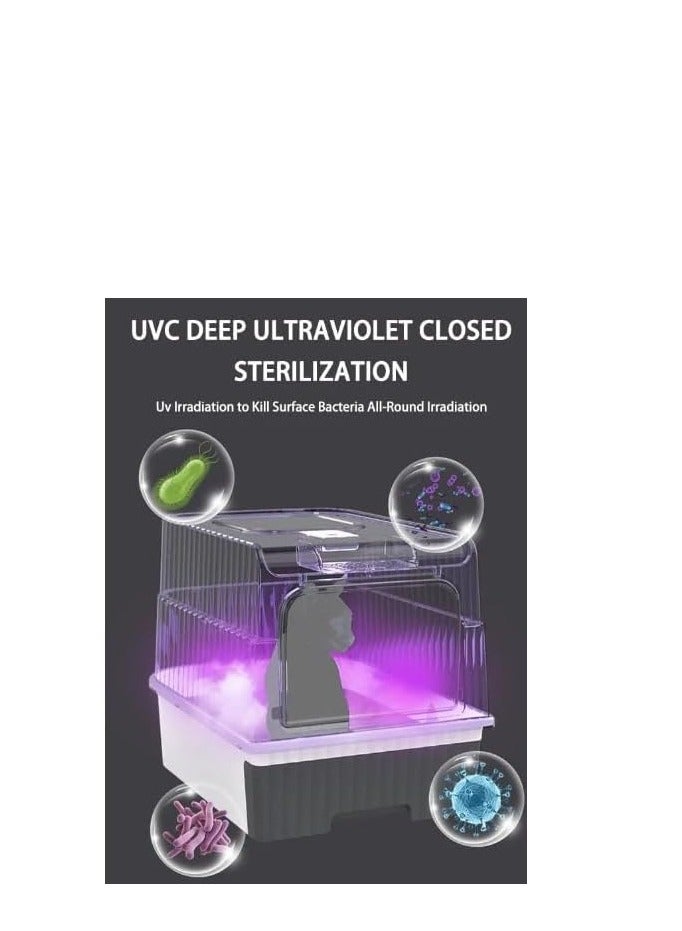 Cat Litter Box Large Drawer Type Rechargeable Sterilisation Anti-odour Pet Fully Enclosed Cat Litter Box - Image 4