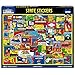 White Mountain 1000 Piece Jigsaw Puzzle Vintage States Collage Puzzles with Large Pieces for Adults and Family 24x30 State Travel Stickers - Image 4