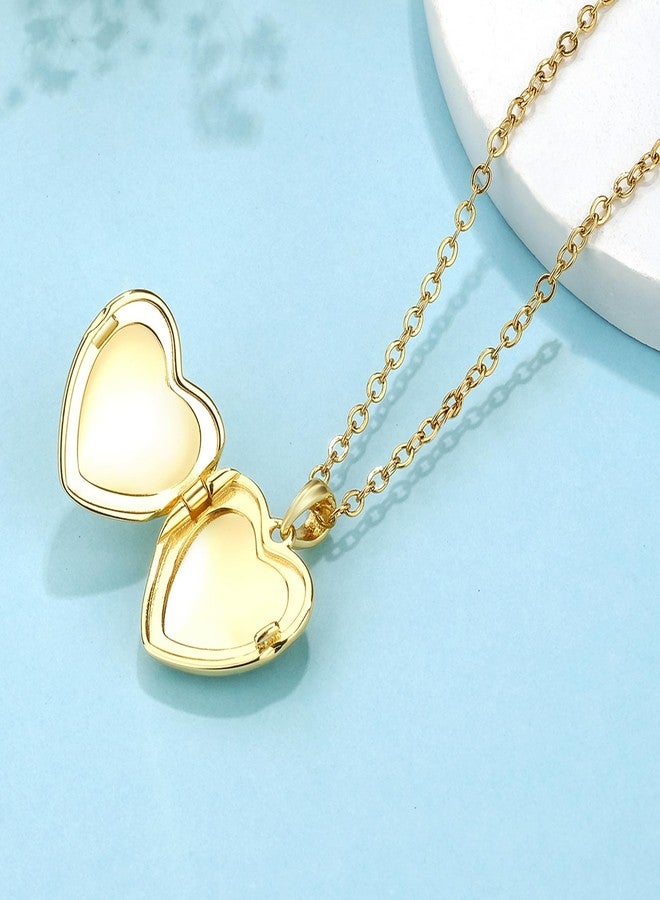 يوفينغ قلادة على شكل قلب وحيد القرن، تتسع للصور، قلادات مصقولة، هدايا عيد ميلاد - Image 3