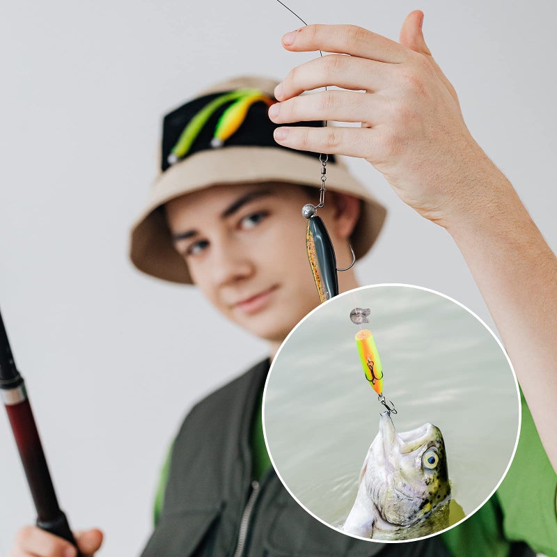 Gejoy 100 Pcs Fishing Split Shot Sinker Kit Removable Round Fishing Egg Weights Sinkers Tackle Set for Fisherman(Stylish Style,Small Size) - Image 4