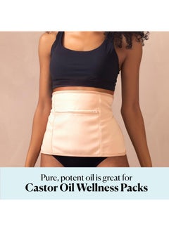 Sky Organics Sky Organics Organic Castor Oil, 100% Pure, Hexane Free, Cold-Pressed to Support Stronger, Fuller-Looking Hair, Eyelashes & Eyebrows,Good for Castor Packs, Navel Oiling, Carrier Oil Use, 16 fl oz  - Image 5
