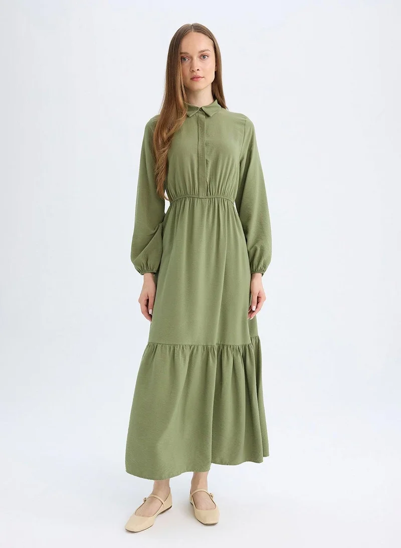 DeFacto Tiered Cotton Dress
