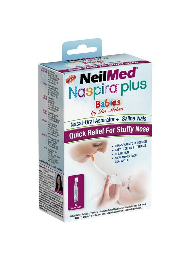 NeilMed NeilMed Naspira Plus Nasal Oral Aspirator, 1 Count  - Image 1