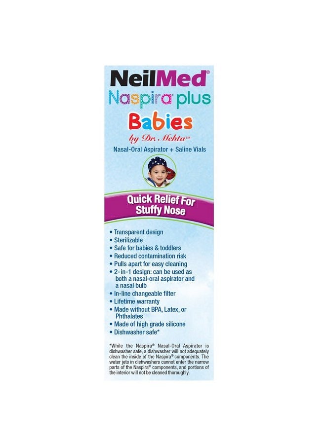 NeilMed NeilMed Naspira Plus Nasal Oral Aspirator, 1 Count  - Image 5