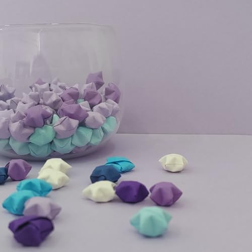 ZTEOFO 1080 Sheets Origami Stars Paper Strips, Purple Solid Color Gradient Color Origami Paper Stars, Color Star Paper Strip, DIY Paper Origami Stars, Origami Star Paper Strips, Star Origami Paper - Image 5