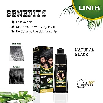 Professional Aloe Vera Dark Brown Natural Hair Colour Organic Shampoo cleanser Haircare Cleansing Comfort conditioner Dark Brown Colour - Image 4