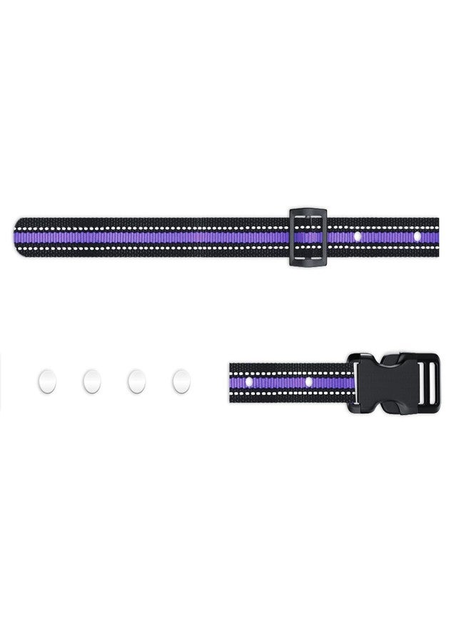 Aikeep Replacement Nylon Collar Strap for AIKEEP 2-in-1 Dog Shock Collar and Bark Collar OTB3 (Purple) - Image 1