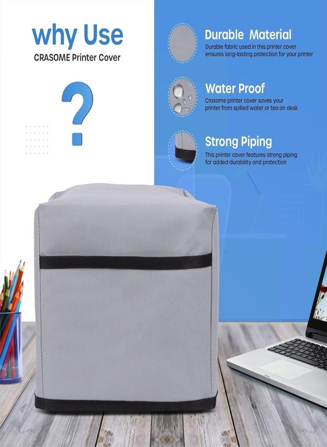 CRASOME Dust & Water Proof Printer Cover for Canon Pixma G3780 (Grey) - Image 5