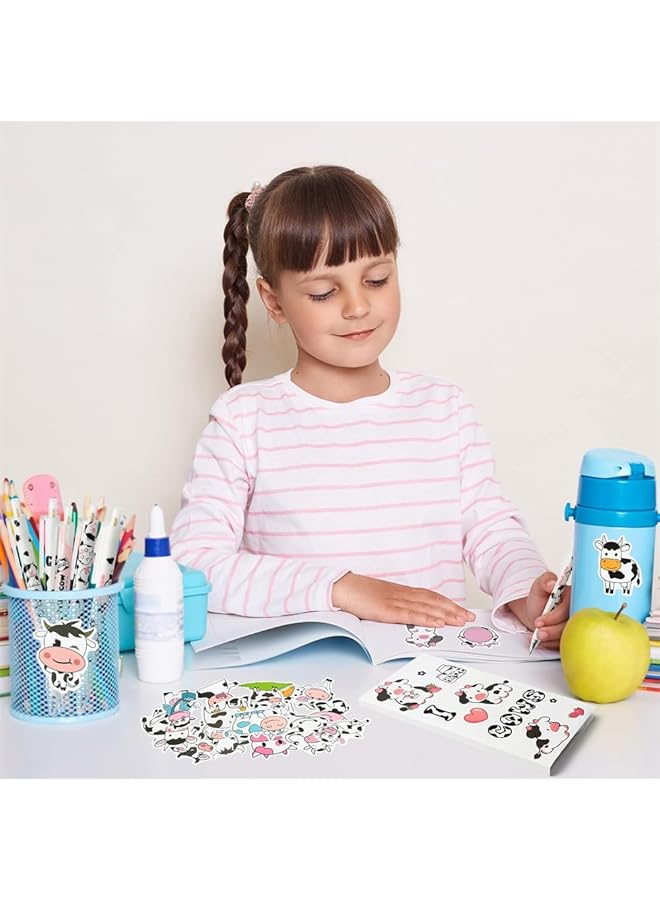 إيروريكس مجموعة أدوات مكتبية من Milk Cow تتضمن ملاحظات لاصقة وأقلام حبر جل وملصقات وعلامات تبويب فهرس وعلامات مرجعية ودفتر ملاحظات هدية رائعة للعودة إلى المدرسة للطلاب مكونة من 67 قطعة - Image 2