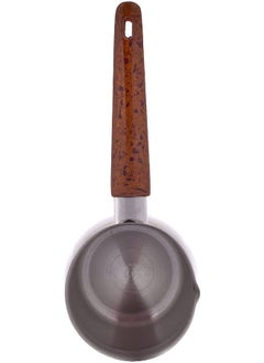 Bister 3Pcs Coffee Pot Set Stainless Steel Coffee Pot With Wooden Handle Turkish Coffee Decanter For Warming Milk & Making Sauces Silver  - Image 3