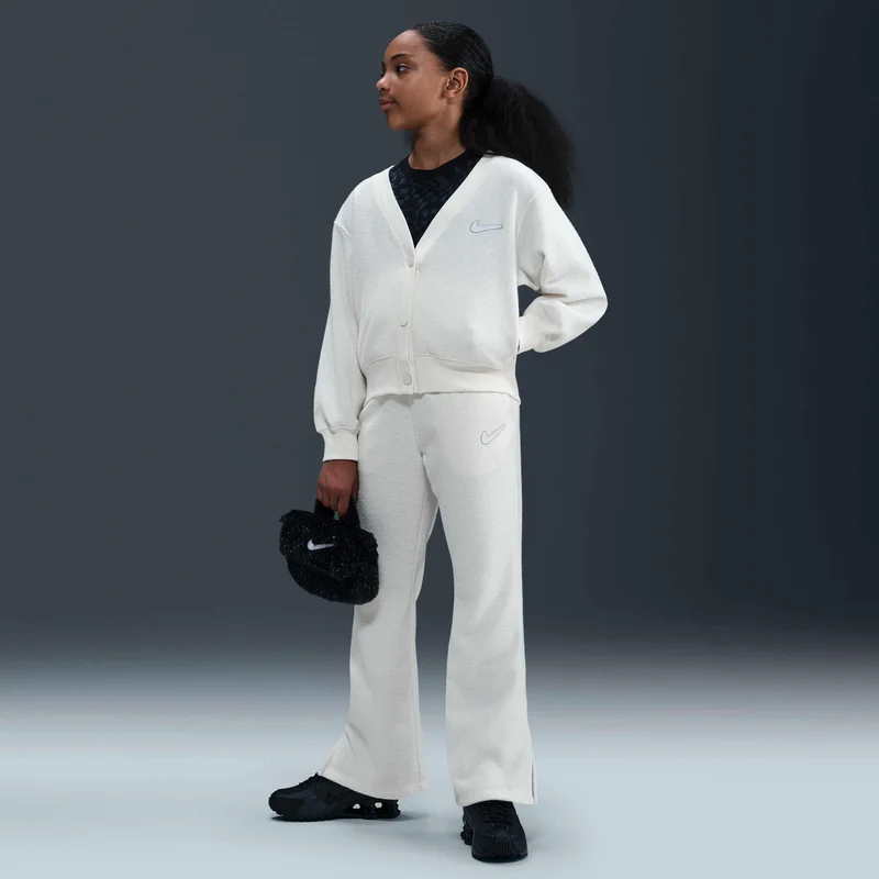 Nike White Kids' Sportswear Long-Sleeve Top  | Best Price UAE