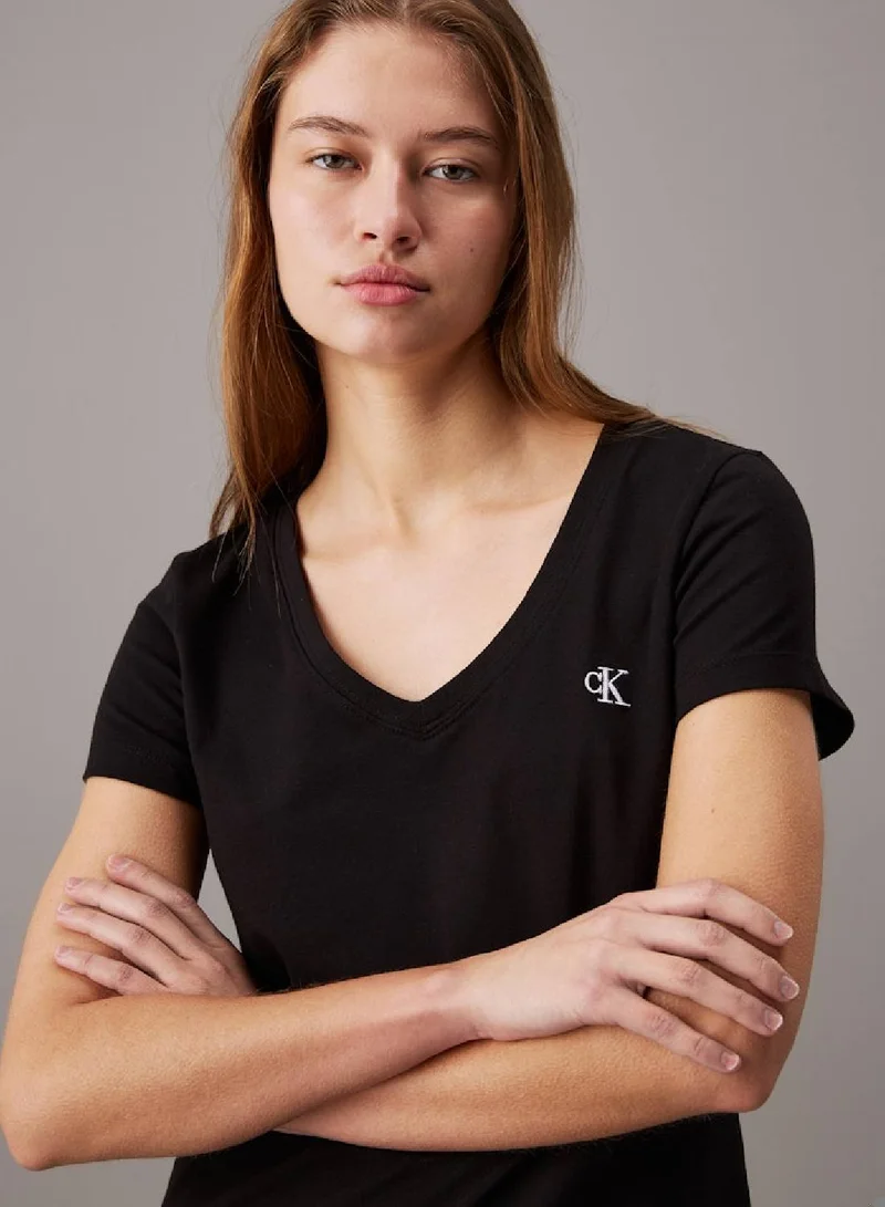 Calvin Klein Jeans Slim V-Neck T-Shirt