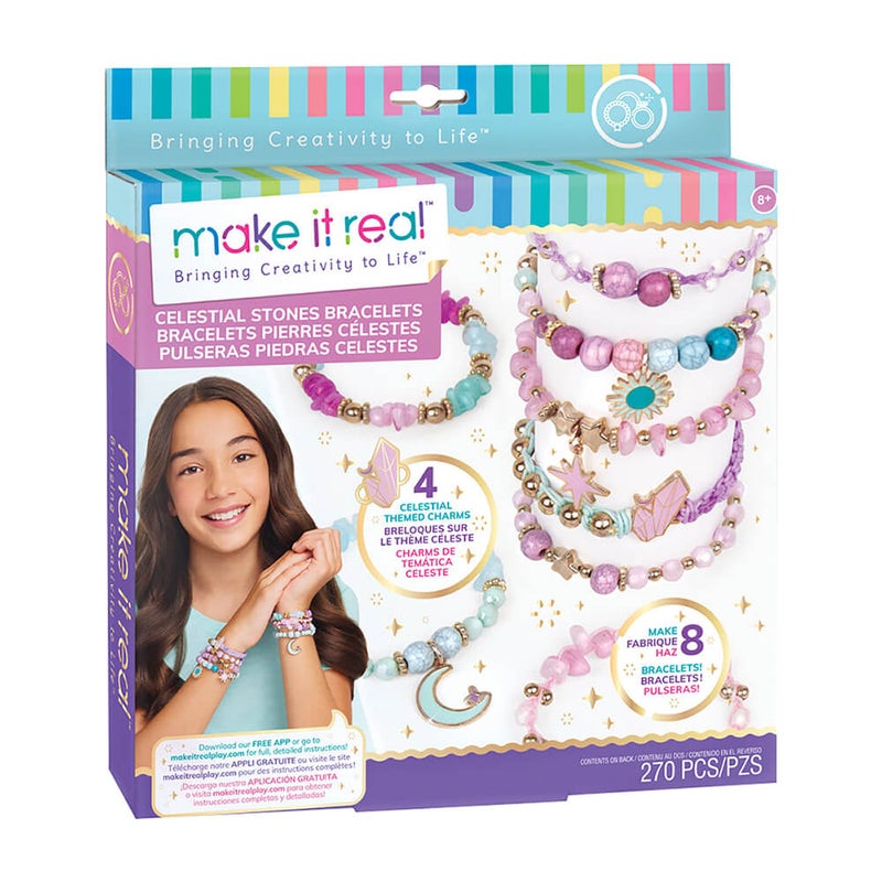 Make It Real اصنعها بنفسك أساور الأحجار السماوية (270 قطعة) - Image 1