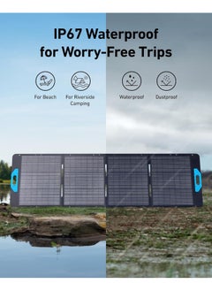 Anker 531 Solar Panel, 200W Foldable Portable Solar Charger, IP67 Waterproof, 23% Higher Energy Conversion Efficiency,Smart Sunlight Alignment via Suncast, For Camping, RV (Only for PowerHouse 767)  - Image 5
