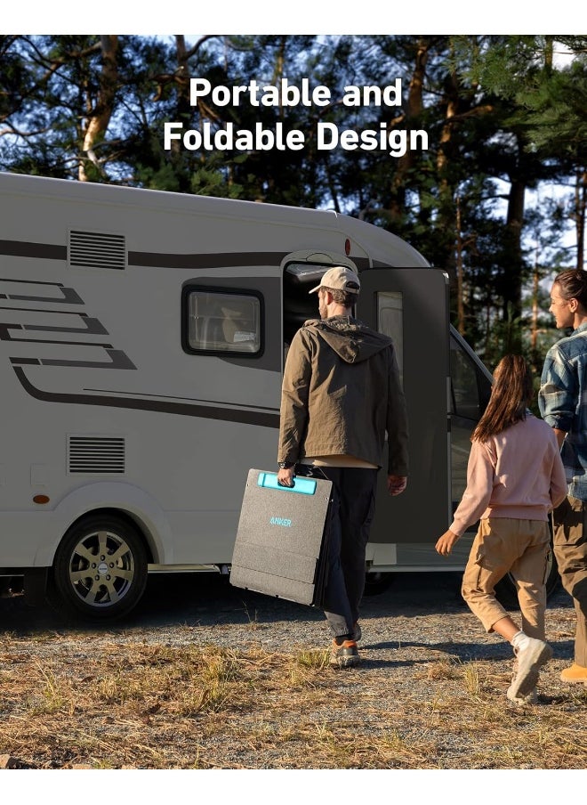 531 Solar Panel, 200W Foldable Portable Solar Charger, IP67 Waterproof, 23% Higher Energy Conversion Efficiency,Smart Sunlight Alignment via Suncast, For Camping, RV (Only for PowerHouse 767)