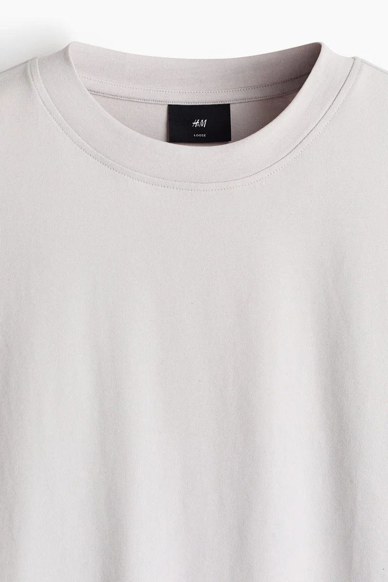 H&M  Loose Fit Boxy-style T-shirt for Men | Best Price UAE