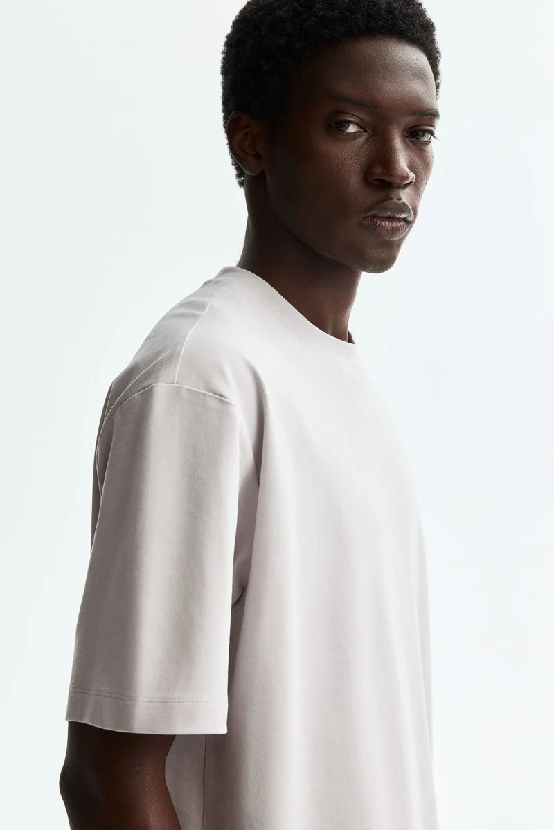 H&M  Loose Fit Boxy-style T-shirt for Men | Best Price UAE