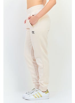 adidas Originals Women Sportswear Fit Brand Logo Outdoor Jogger, Beige  - Image 2