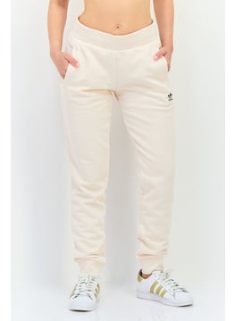 adidas Originals Women Sportswear Fit Brand Logo Outdoor Jogger, Beige  - Image 1
