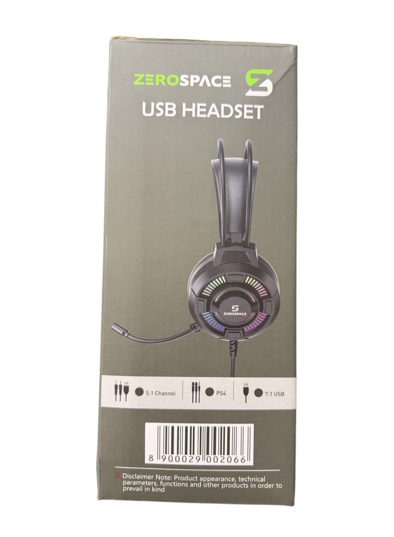 زيروسبيس سماعة راس سلكية للألعاب مزودة بخاصية الغاء الضوضاء وصوت محيطي جهير استيريو - Image 5