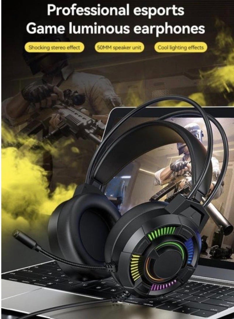 زيروسبيس سماعة راس سلكية للألعاب مزودة بخاصية الغاء الضوضاء وصوت محيطي جهير استيريو - Image 2