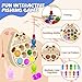edutree Wooden Magnetic Fishing Game for Toddlers 13 Montessori Sensory Busy Board Fine Motor Skills Toys for 1 2 3 Years Old Boys Girls - Image 4