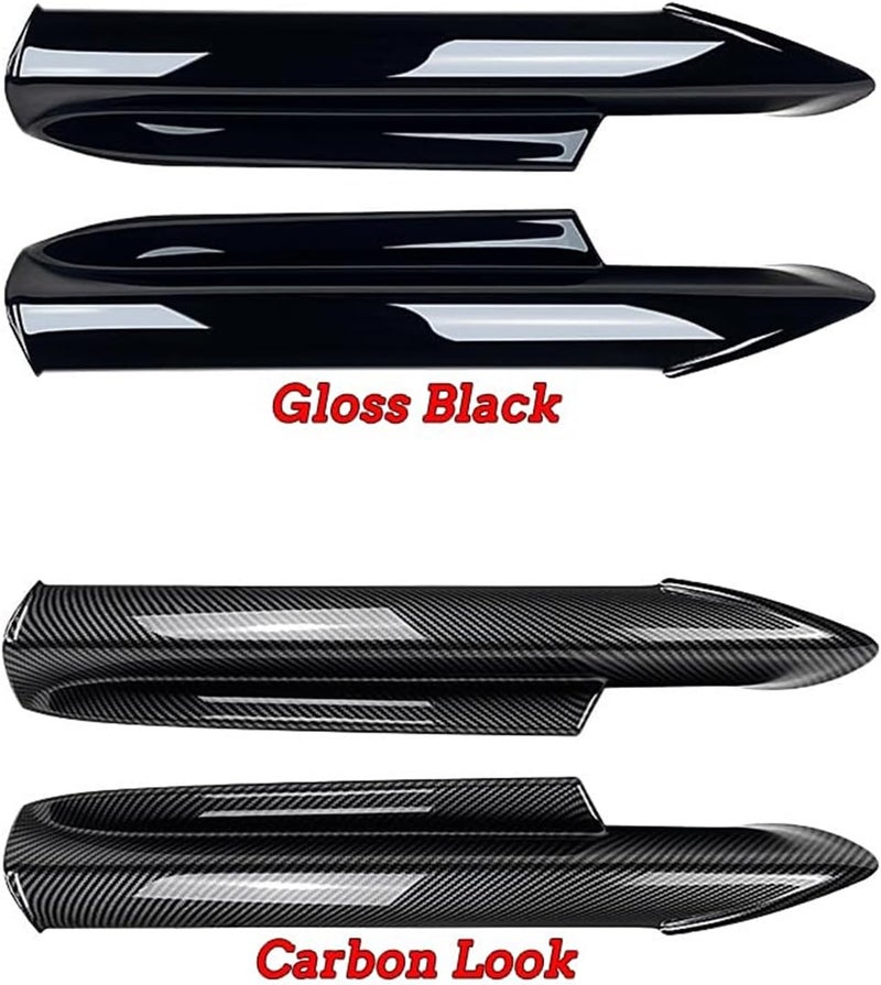 Wivplex Carbon Look Front Bumper Lip Splitter for BMW 3 Series E90 E91 - Image 5