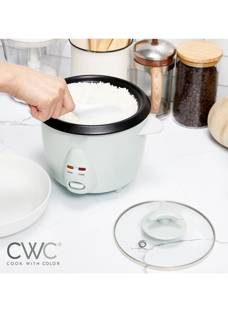 Rice Cooker 300W Effortless Cooking And Perfectly Cooks 3 Cups Of Raw Rice For 6 Cups Of Cooked Rice Sage - Image 4