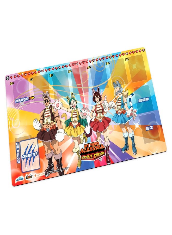 Jasco My Hero Academia Collectible Card Game Series 3 Wild Wild Pussycats PLAYMAT | 18" by 24" Rubber Game Mat | Ages 14+ | 2 Players | Average Playtime 20-30 Minutes | Made by Jasco Games - Image 2