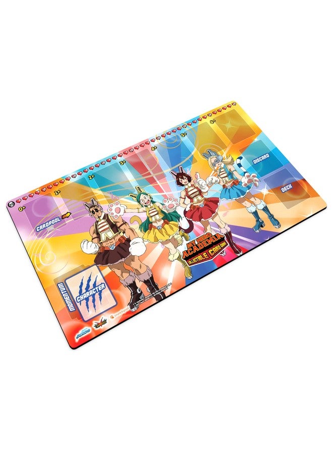 Jasco My Hero Academia Collectible Card Game Series 3 Wild Wild Pussycats PLAYMAT | 18" by 24" Rubber Game Mat | Ages 14+ | 2 Players | Average Playtime 20-30 Minutes | Made by Jasco Games - Image 4