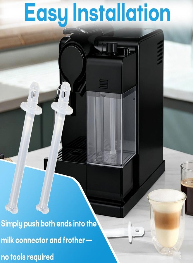 Stitokg (4 Pack) 5313253671 Milk Frothing Tube Pipe Compatible with DeLonghi Nespresso Lattissima One EN500, BPA-Free Silicone Milk Suction Hose, Odor-Free Coffee Machine Tube - Image 5