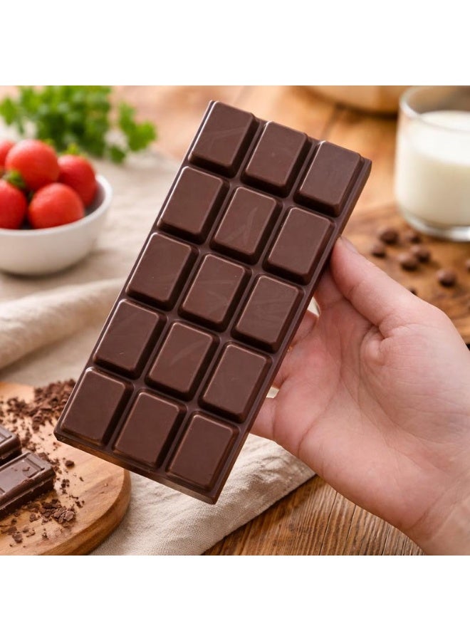 أم تي ألعاب إسفنجية على شكل لوح شوكولاتة. لعبة إسفنجية بطيئة الارتفاع على شكل لوح شوكولاتة، ألعاب ناعمة رطبة لتخفيف التوتر وتحفيز الحواس (ASMR)، هدية للأطفال والكبار - Image 1