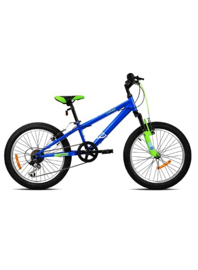 Spartan 20" Cypher Girls Mountain Bike | Front Suspension, 6-Speed Shimano Gears, Steel Frame, Adjustable Saddle | MTB for Girls Ages 6 to 9 | Knobby Tires for Trail & Road Riding | SP-3227 - Image 2