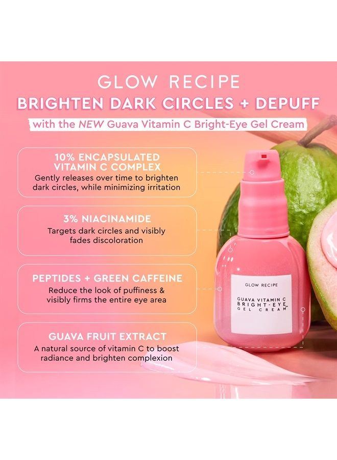 GLOW RECIPE Guava Vitamin C Bright-Eye Gel Cream 0.5 oz / 15 mL - Image 3