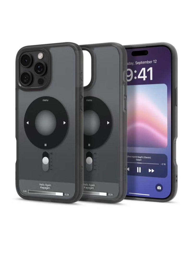 Spigen Ultra Hybrid MagFit for iPhone 16 Pro Max Case Cover with MagSafe (2024) - Classic Black - Image 1