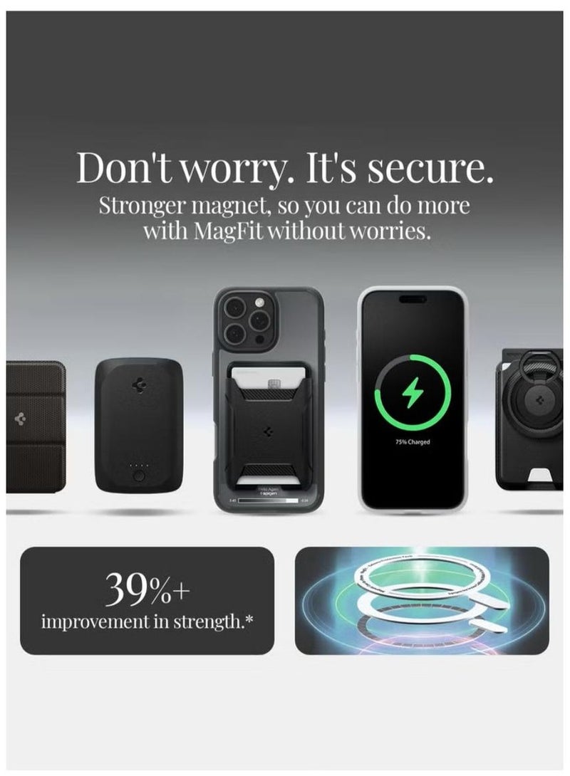 Spigen Ultra Hybrid MagFit for iPhone 16 Pro Max Case Cover with MagSafe (2024) - Classic Black - Image 3