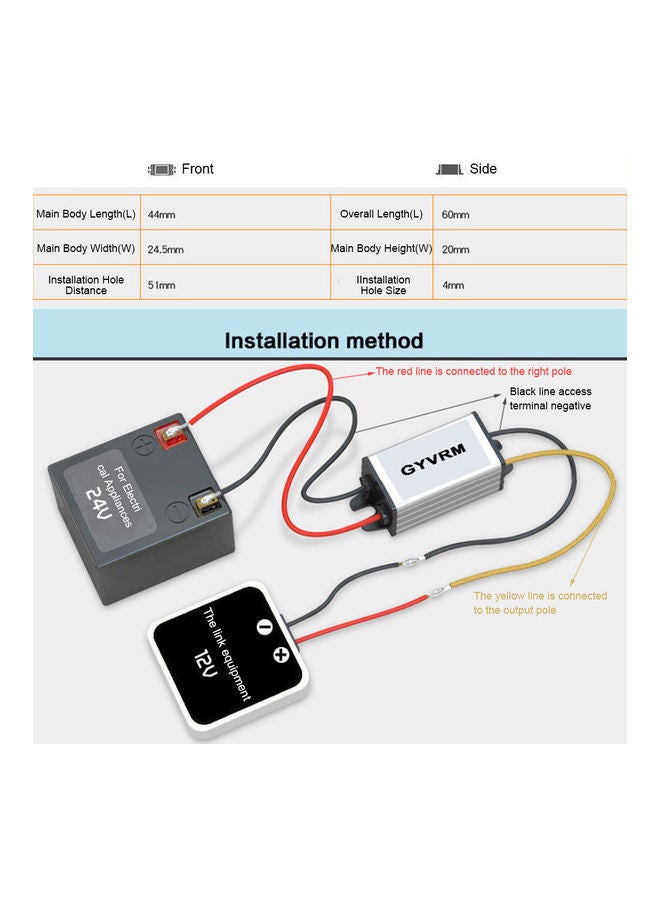 NIBEMINENT Portable DC Converter Multicolour - Image 4