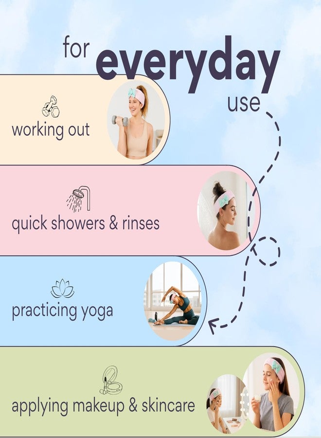 dearcloud Cloud Plush Headband, Skincare Headband for Washing Face, Makeup, and Self Care (Cozy Cheer) - Image 4