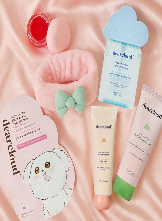 dearcloud Cloud Plush Headband, Skincare Headband for Washing Face, Makeup, and Self Care (Cozy Cheer) - Image 3