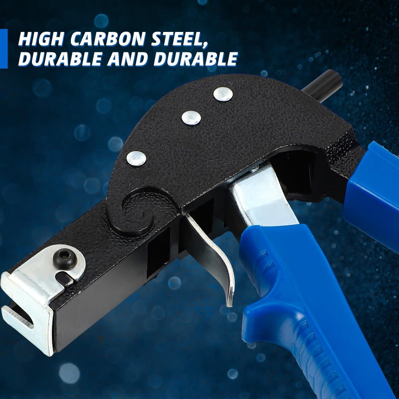 Yaocom 46 Pcs Expansion Screw Petal Nut and Metal Setting Tool 45 Petal Shape Metal Nut 1 Wall Anchor Gun for Hollow Wall Plasterboard Pressboard Hardboard Steel Zinc Plate - Image 4