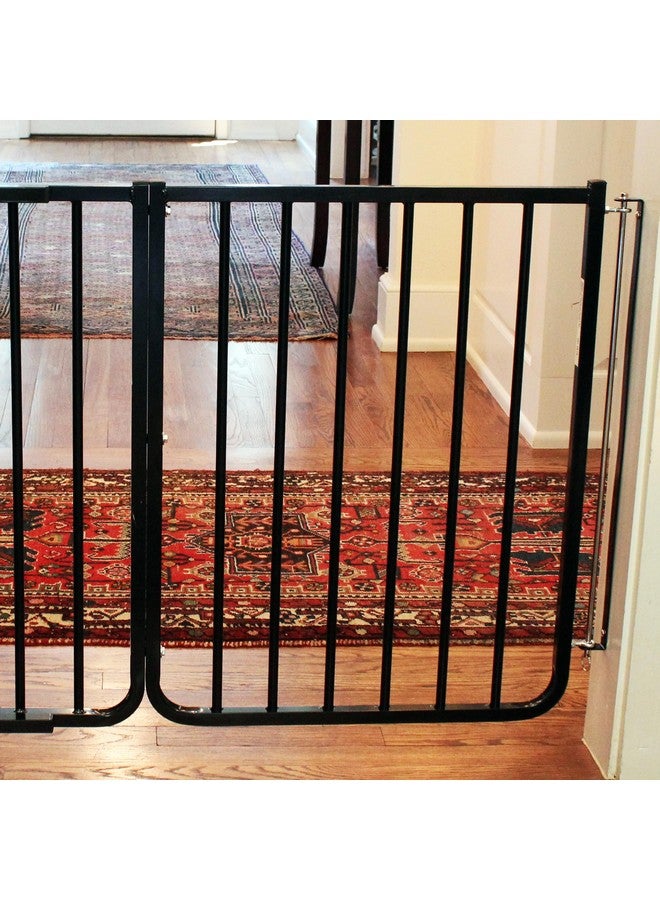 Cardinal Gates Cardinal Gates Bx2 Baby Gate Extension Fits Cardinal Gates Safety Gates 21.75 Inch Wide Dog Gate Extension Black  - Image 3
