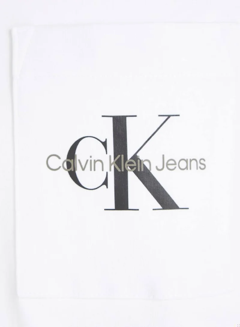Calvin Klein Jeans Bright White t_shirt for Men | Best Price UAE